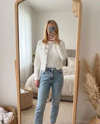 Veste en jean blanche Vero Moda – Taille XS – Très bon état