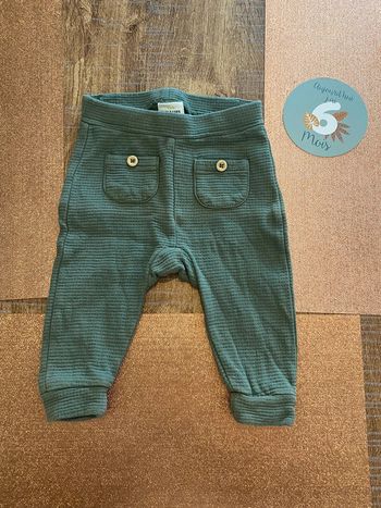 Pantalon Tape à l’œil réglable bébé garçon 6 mois
