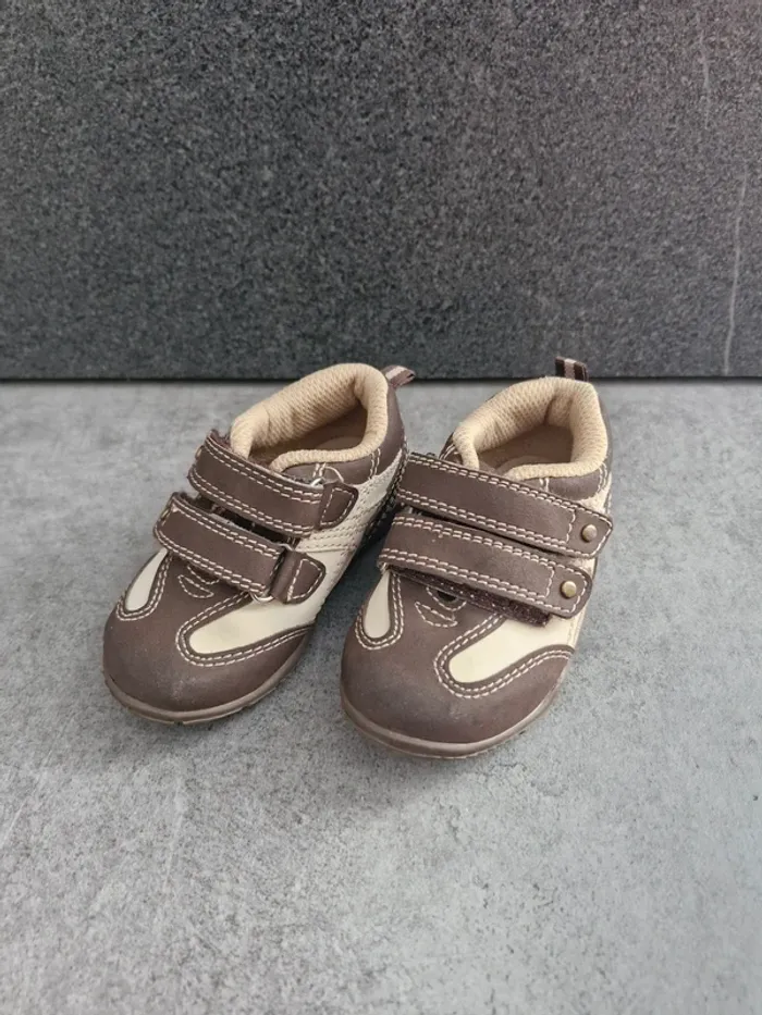 Basket garçon 19 Tex Baby marron beige - photo numéro 2