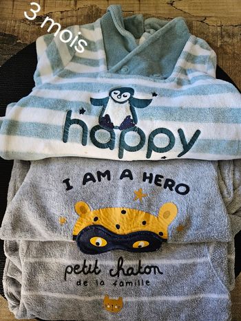 Lot 3 Pyjamas 3 mois