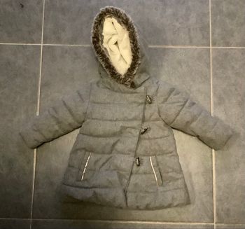  Manteau bébé chaud à capuche – 18 mois (80 cm)