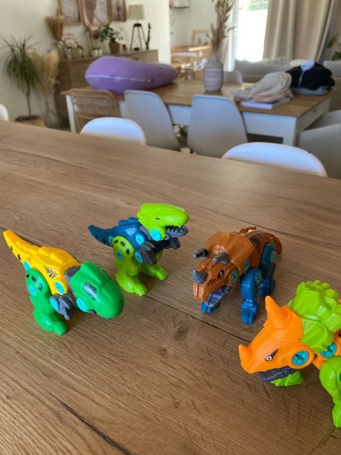 Lot 4 dinosaures robot - photo numéro 4