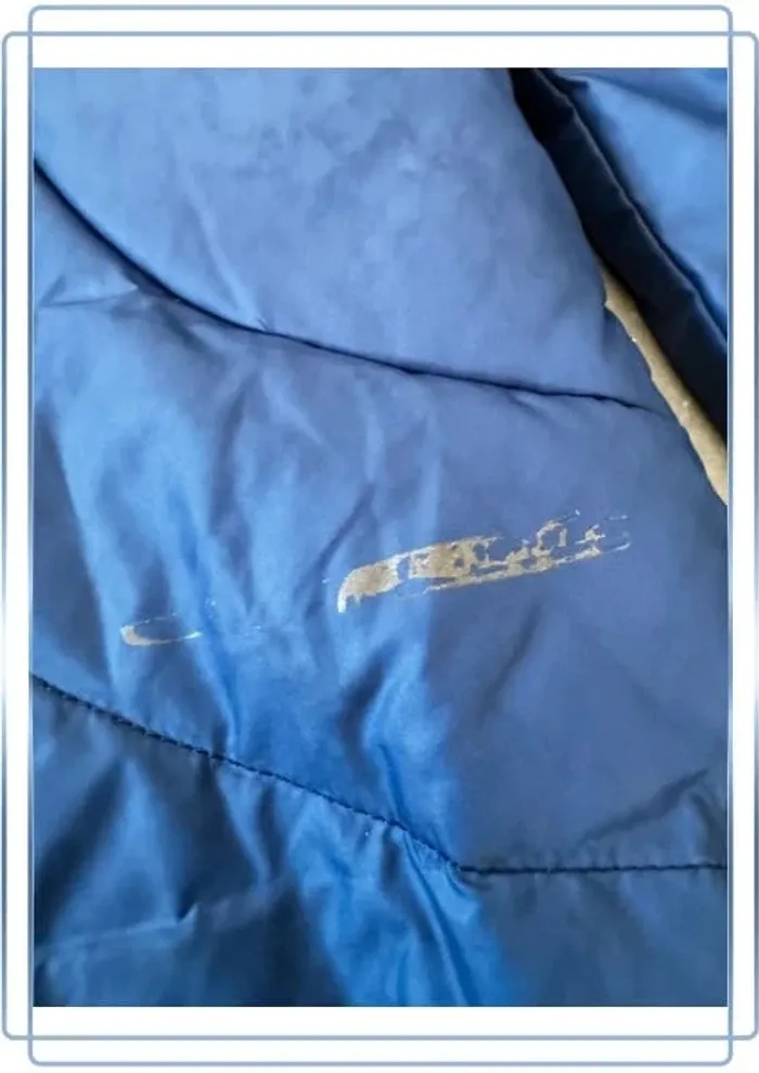 Manteau long bleu By depech Mod, taille 46 - photo numéro 5