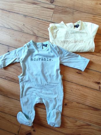 Lot 2 grenouillères légères