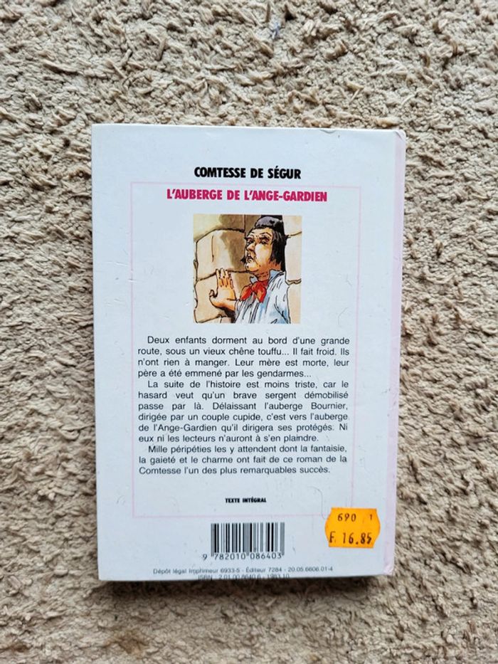 L'Auberge de l'Ange-Gardien - Comtesse de Ségur (Édition 1983 - Bibliothèque Rose) - photo numéro 3