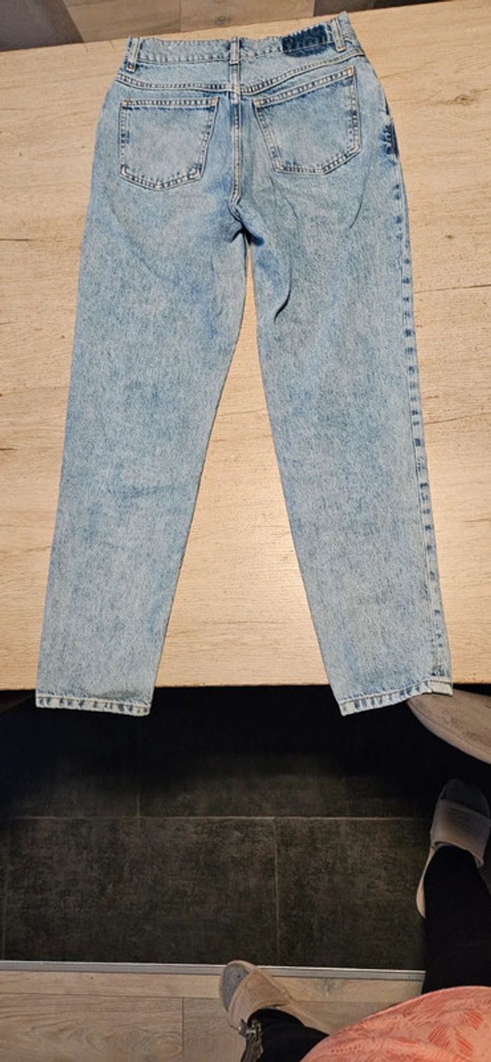 Jean s bleu Mom de Mango, taille 34, nickel - photo numéro 11