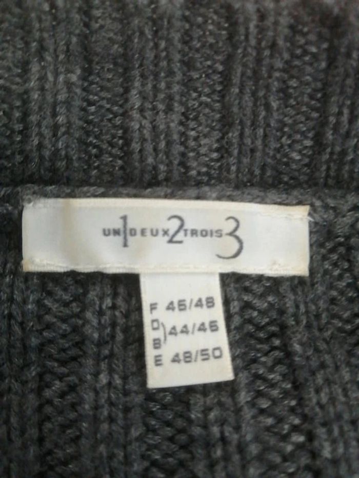 robe longue 1 2 3 gris taille 48 - photo numéro 3