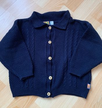 Gilet bleu marine Tape à l'oeil 3 ans