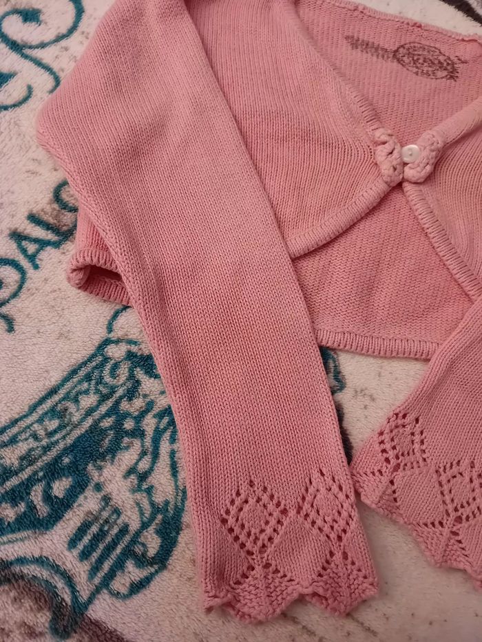 Boléro rose en 3 ans Okaidi - photo numéro 2