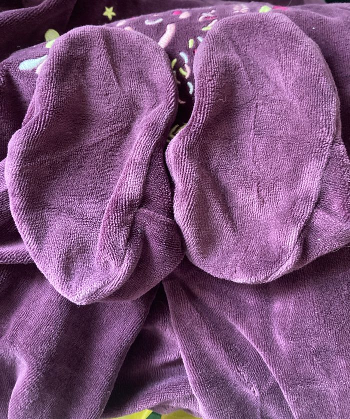 pyjama grenouillère brodé petite boule d'amour taille 2 ans - photo numéro 4