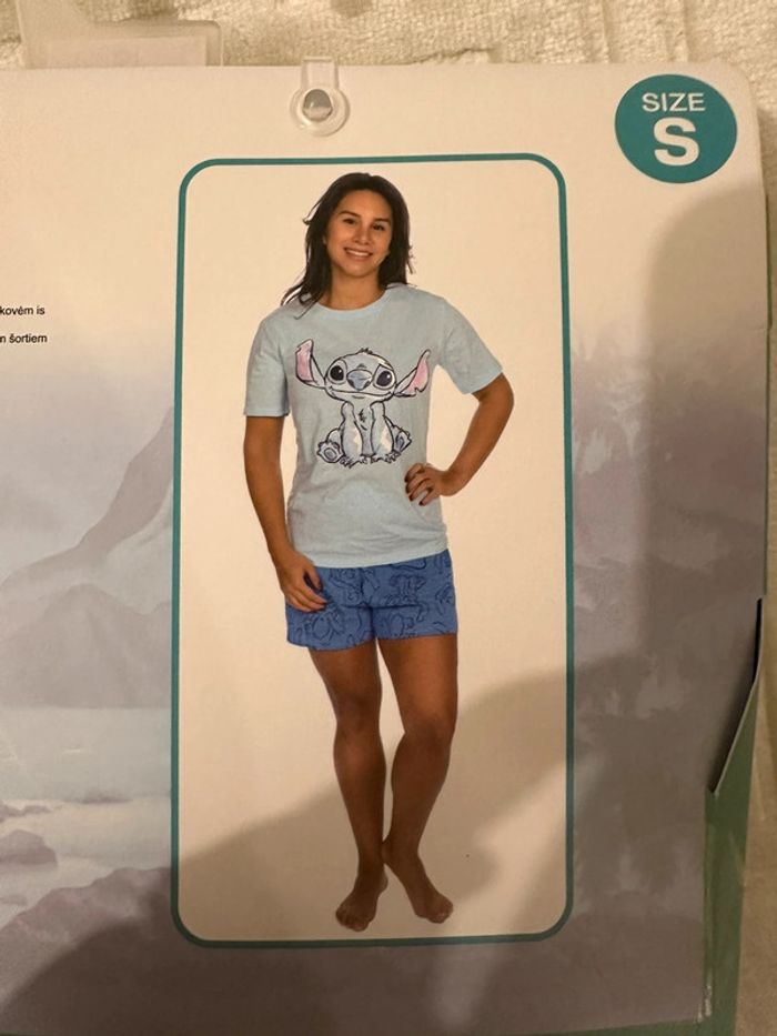 Pyjama short Stitch taille L neuf avec étiquette - photo numéro 3
