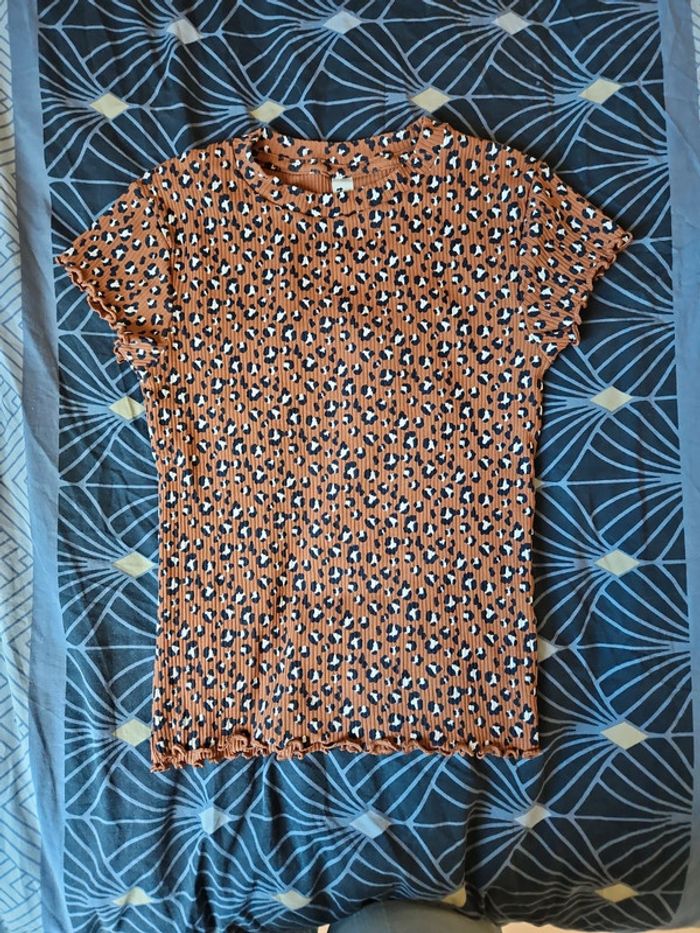 Tee-shirt tape à l'œil léopard 10 ans
