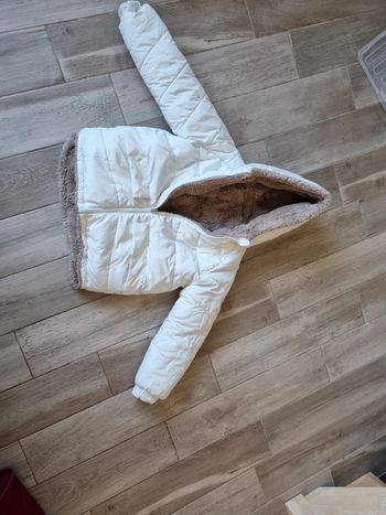 Très beau manteau réversible fille