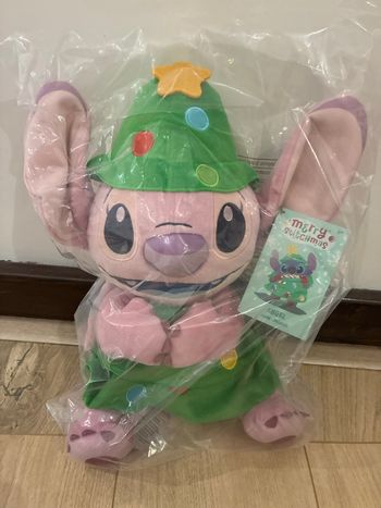 Peluche Angel Disney store Noël Stitch 