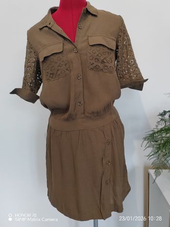 Robe style saharienne