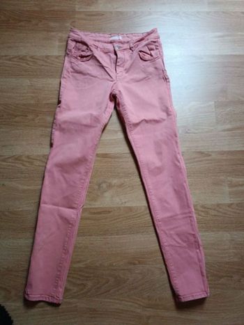 Pantalon slim rose Cache cache 40