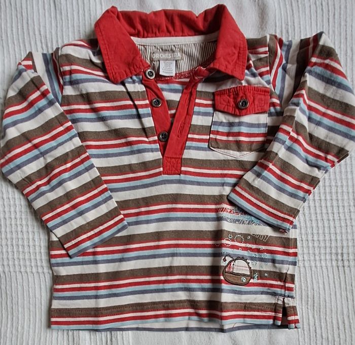 Lot de 2 polos manches longues - photo numéro 2