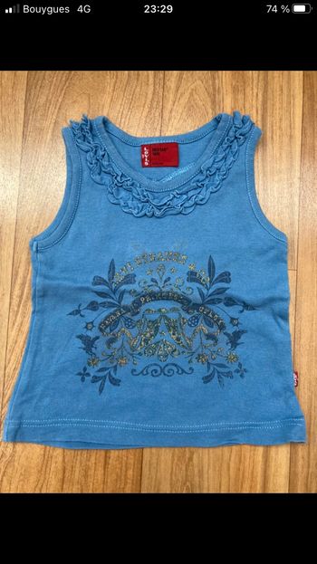 T-shirt débardeur Levi’s 18 mois