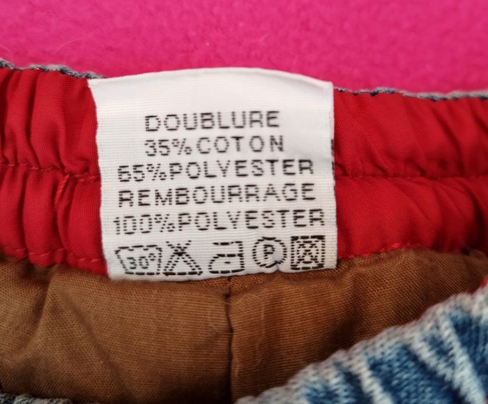 Pantalon jean fille avec broderie T 6 mois - photo numéro 4