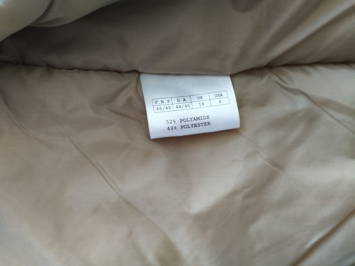 Gilet sans manches vintage beige satiné - T. 46/48 - TBE - photo numéro 6