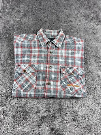 Chemise à Carreaux Rip Curl Grise et Orange Taille M