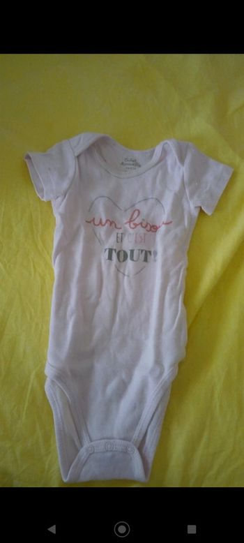 Body manches courtes rose Cadet Rousselle