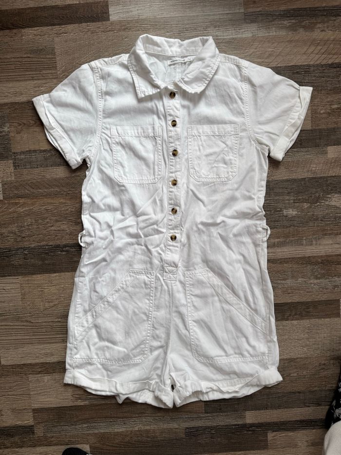 Combinaison short d’été blanche