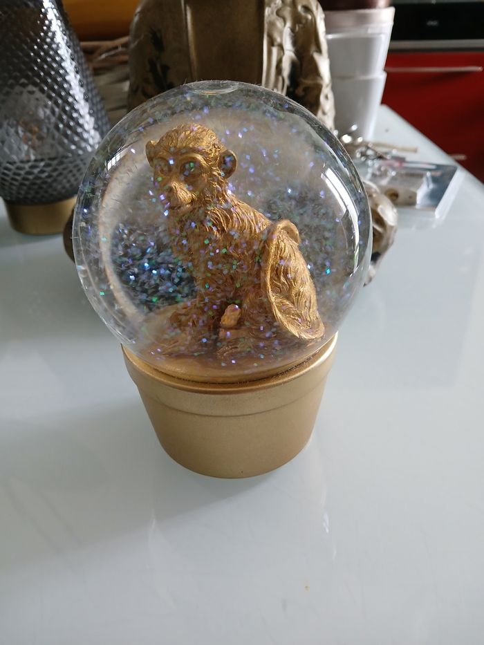 BOULE A NEIGE SINGE GIFI - photo numéro 2