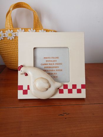 Neuf: Cadre porte- Photo "Petite Poulette"