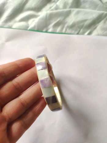 Bracelet en nacre vintage