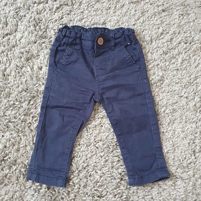 Pantalon bleu Marine 6 mois Primark - photo numéro 2