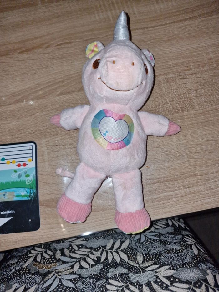 Peluche licorne interactive