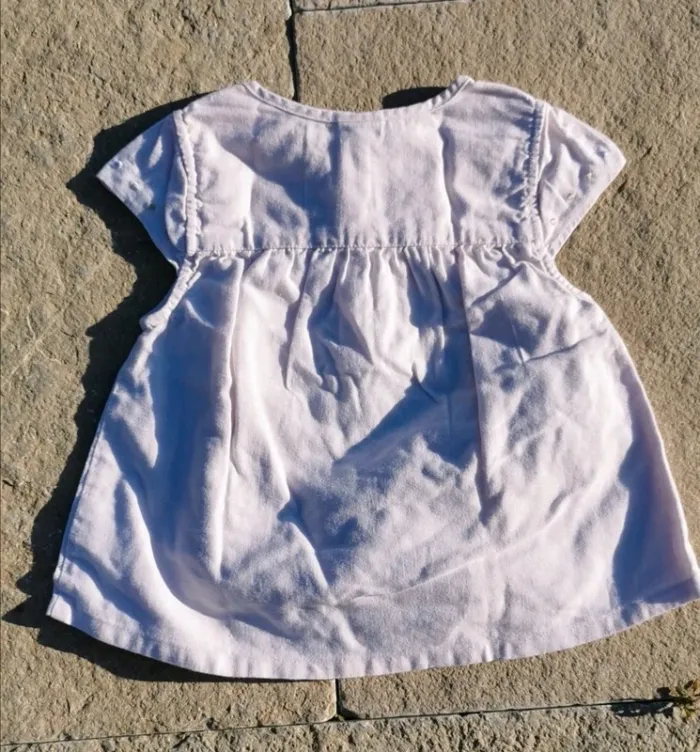 Tee-shirt en lin et coton cyrillus 24 mois - photo numéro 2
