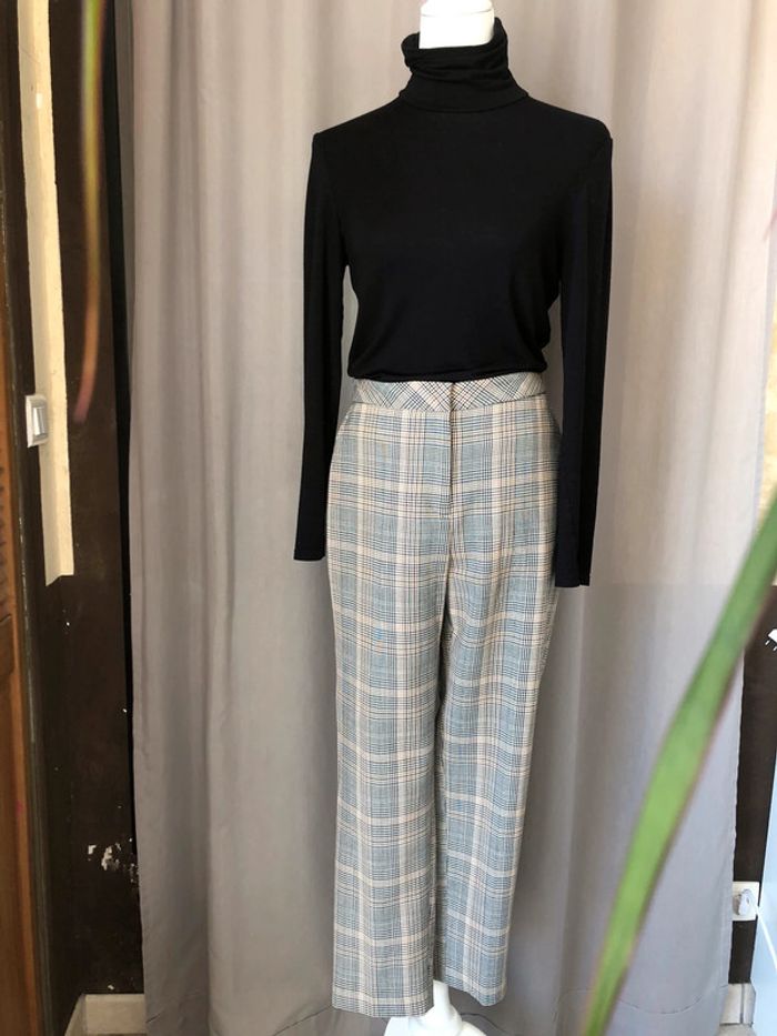 Pantalon tartan 7/8eme H&M 40 - photo numéro 6