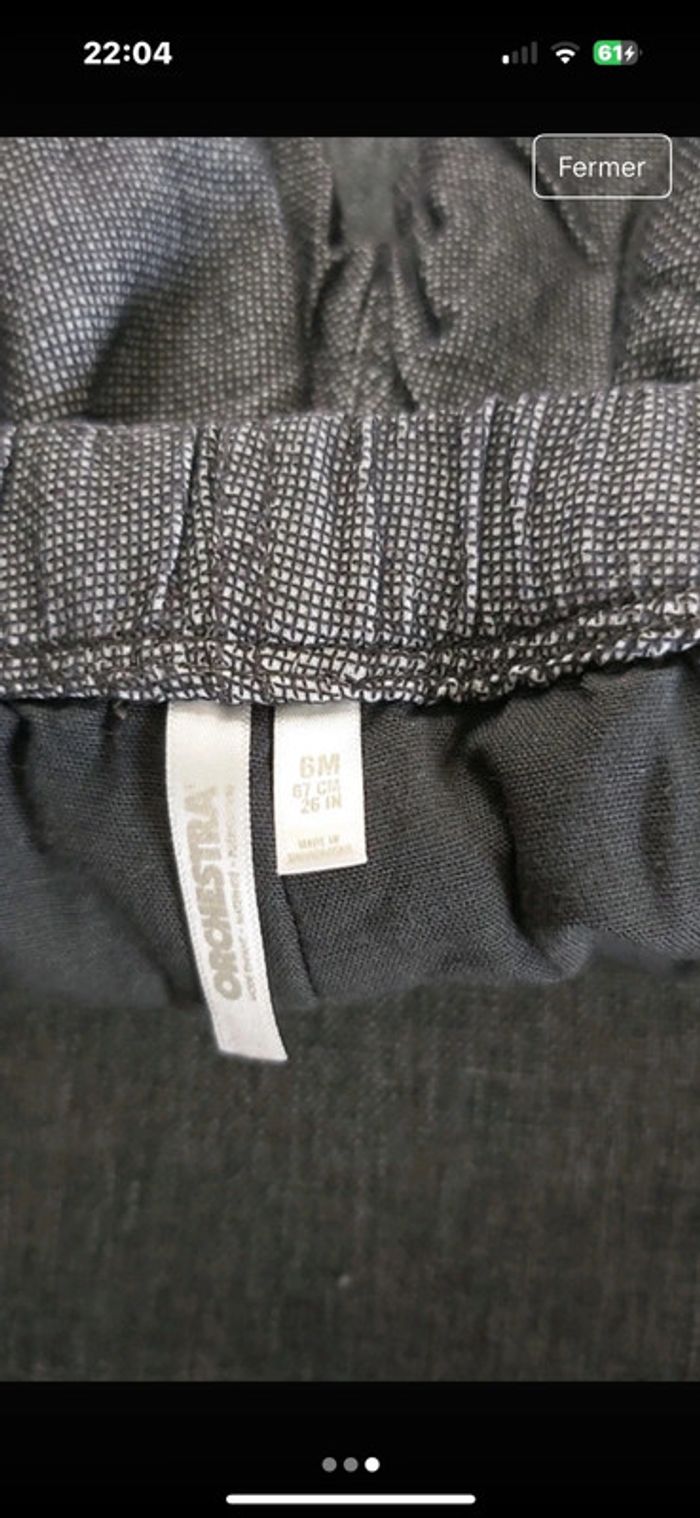 Pantalon doublé Orchestra - Taille 6 mois - photo numéro 3