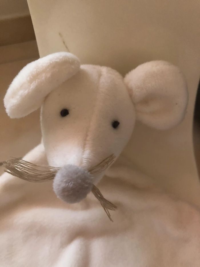 Doudou mouchoir souris zara - photo numéro 2