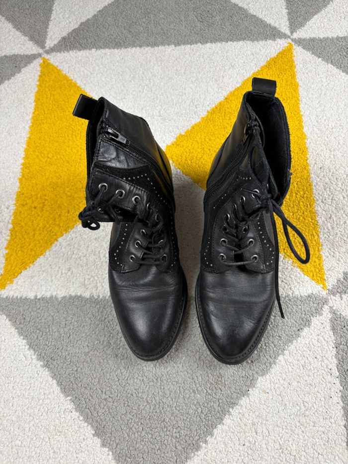Bottines à talons Texto | Noir | Taille 36 - photo numéro 3