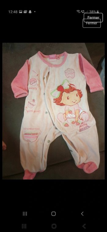 Pyjama fille 3mois