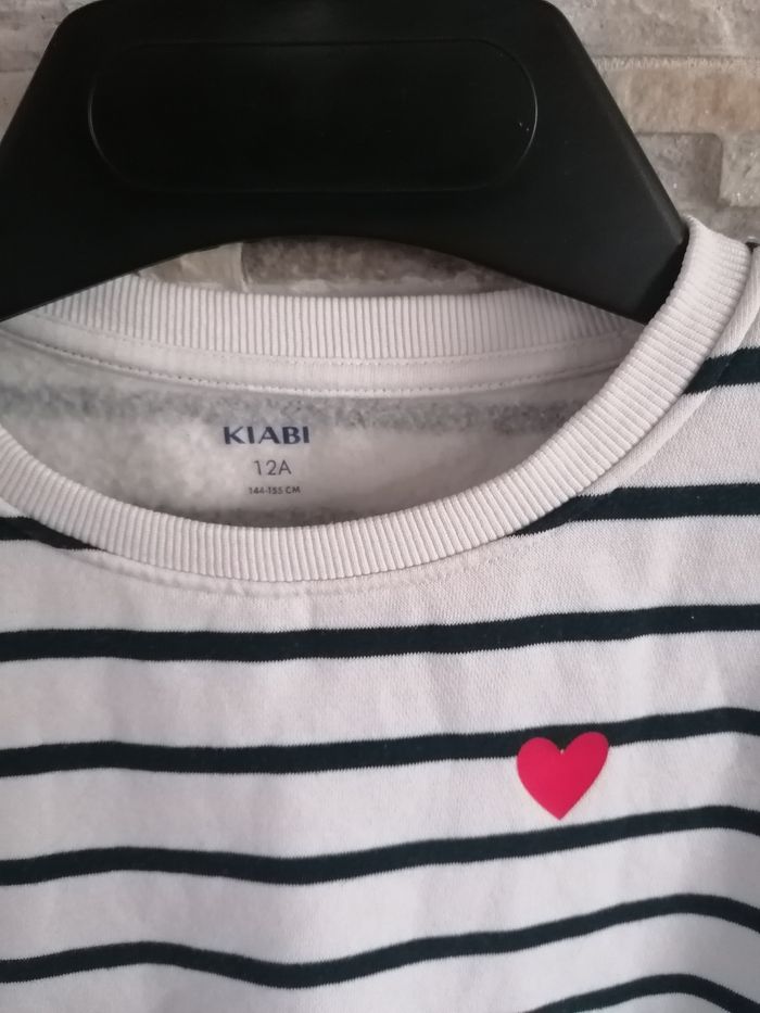 Pull sweet rayé taille 12ans Kiabi - photo numéro 4