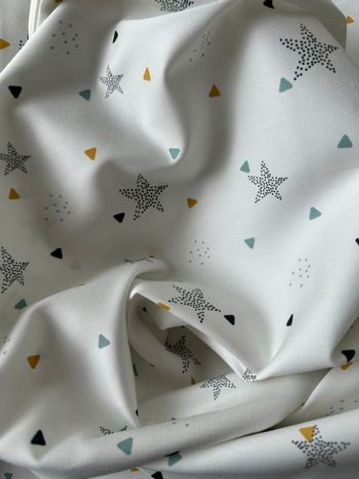 Tissu Bio Premium satin de coton ( le mètre ) - photo numéro 3