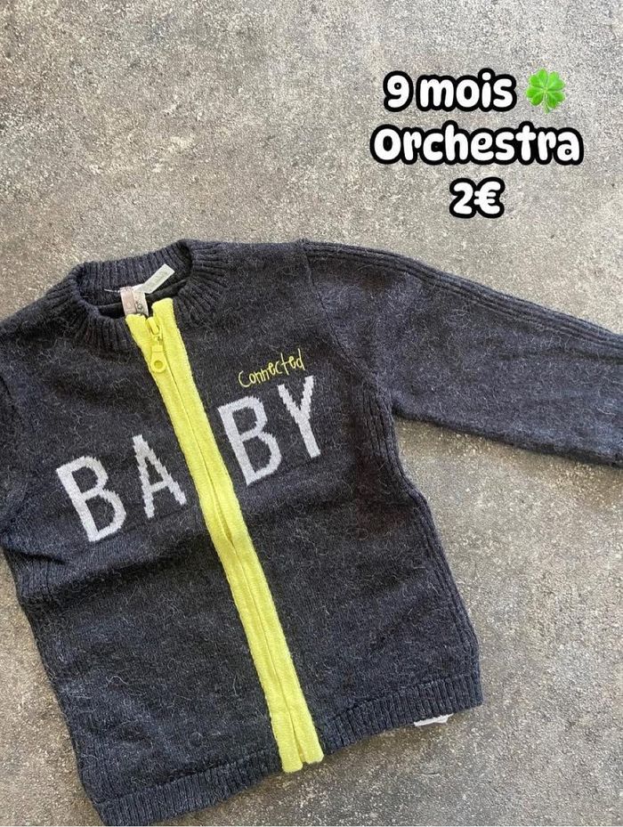 Gilet 🍀 9 mois 🍀 Orchestra