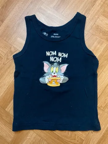 Débardeur bleu taille 18/24 mois Tom & Jerry