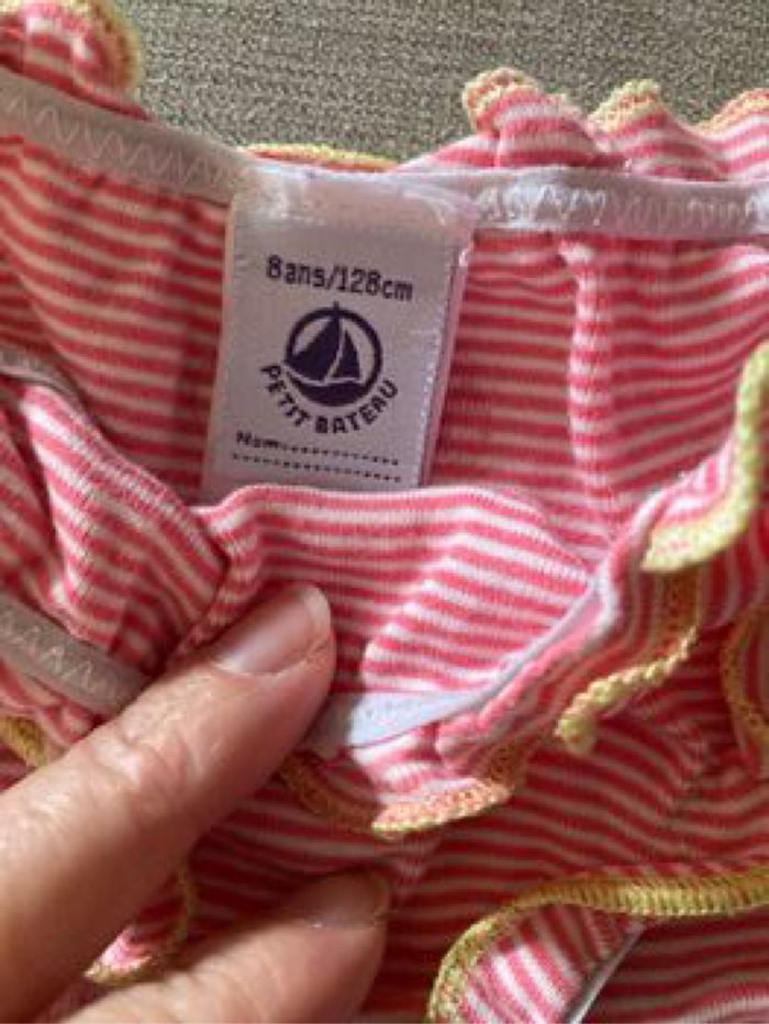 Petit Bateau 3 culottes à volants 8 ans - photo numéro 7