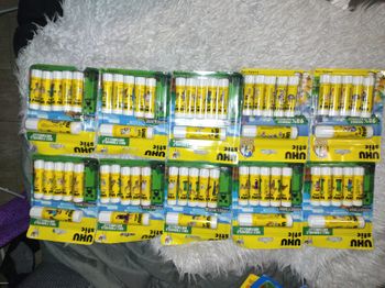 10 lots de colles uhu neuf
