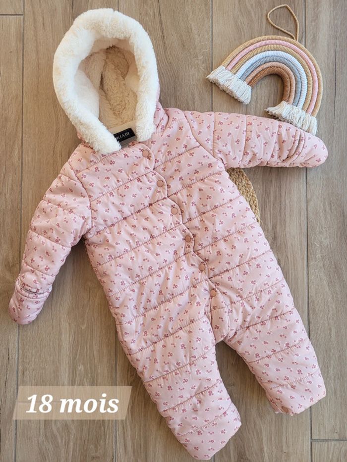 🌸Combipilote chaude rose 18 mois kiabi