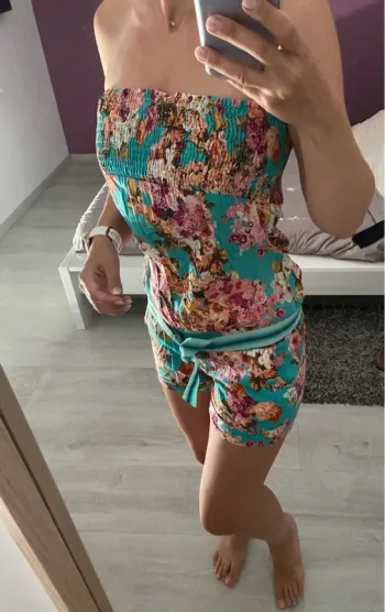 Combishort fleurie Promod