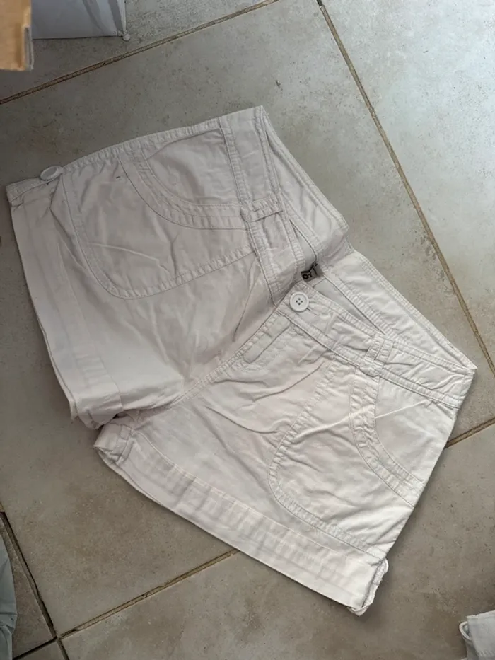 Short blanc femme Spot - Taille 38 - photo numéro 2