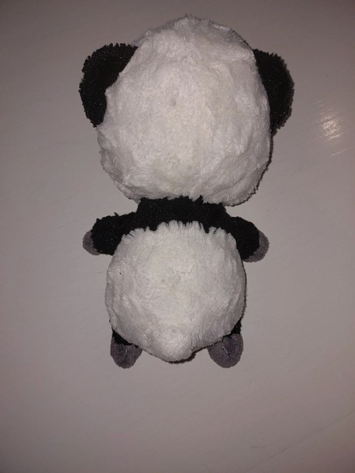 Peluche Panda aux grands yeux verts - photo numéro 3