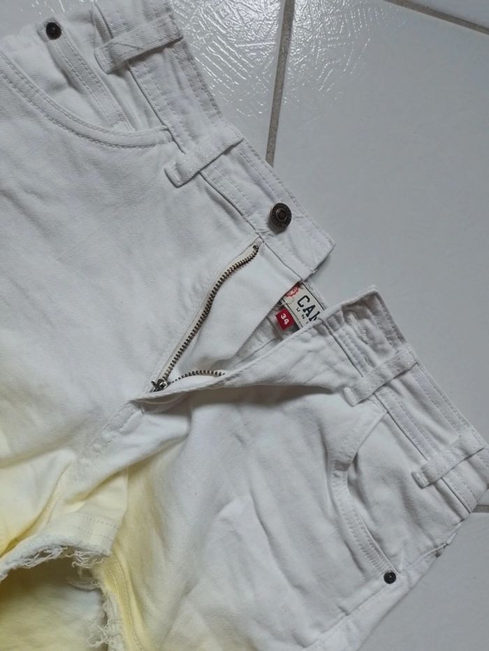 Short femme jaune et blanc Camps United - photo numéro 13