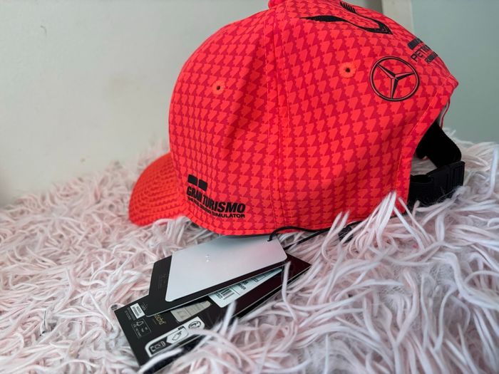 Casquette Mercedes Petronas AMG Rose Fluo - photo numéro 5